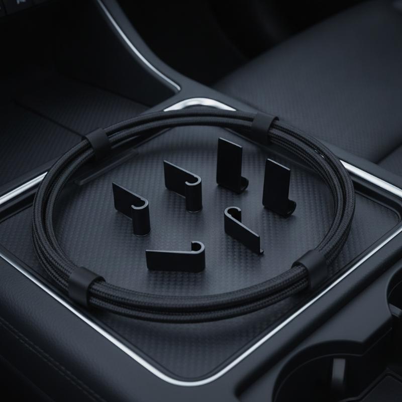 Car Cable Organizer - 24Pcs 3.4mm Car Cable Clips Non