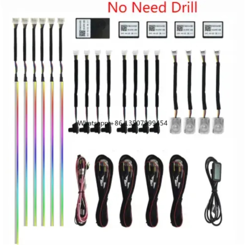 Car Led Light - A80 64-Color LED Ambient Light Acrylic