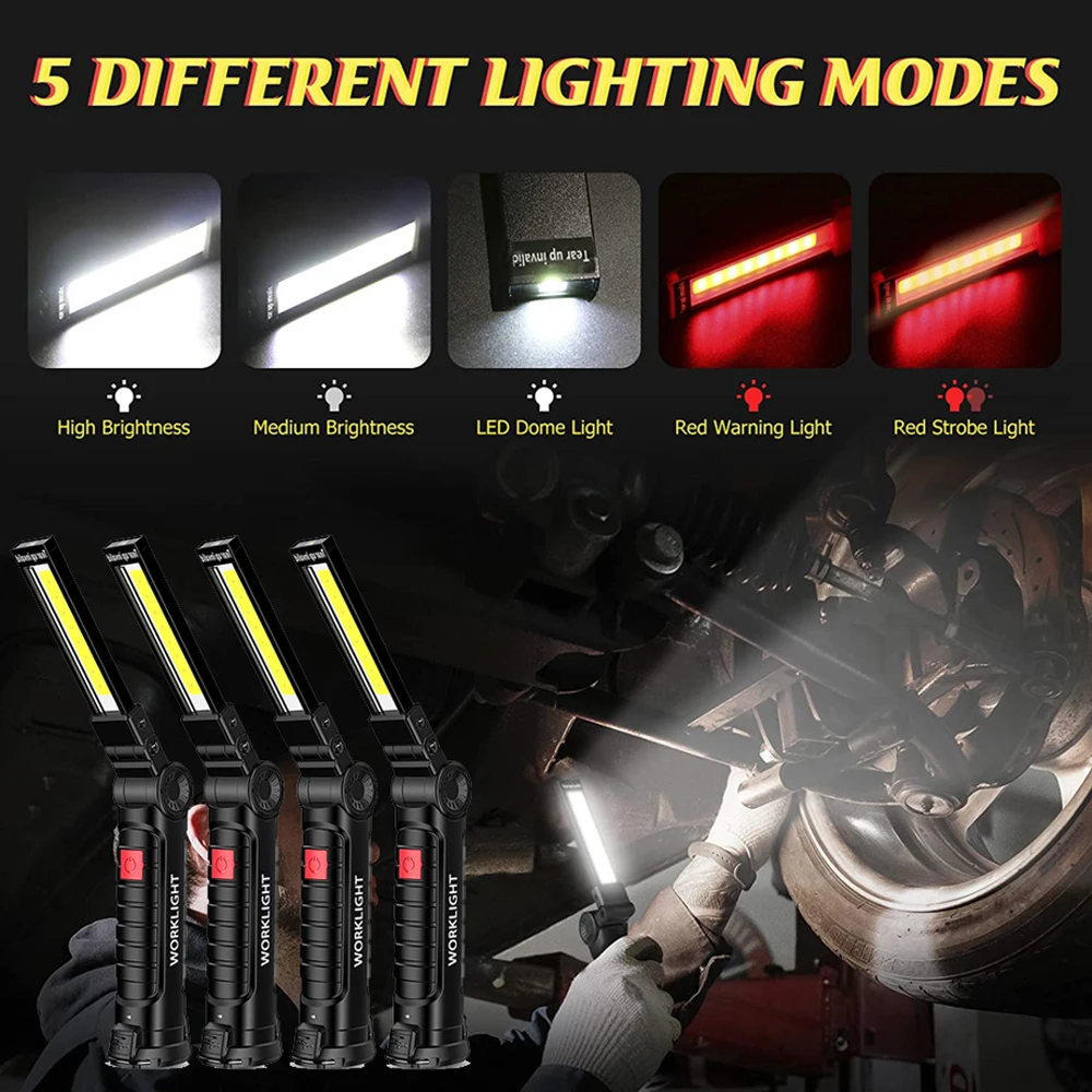 COB LED Work Light USB Recharg - đánh giá và giá Car Led Light